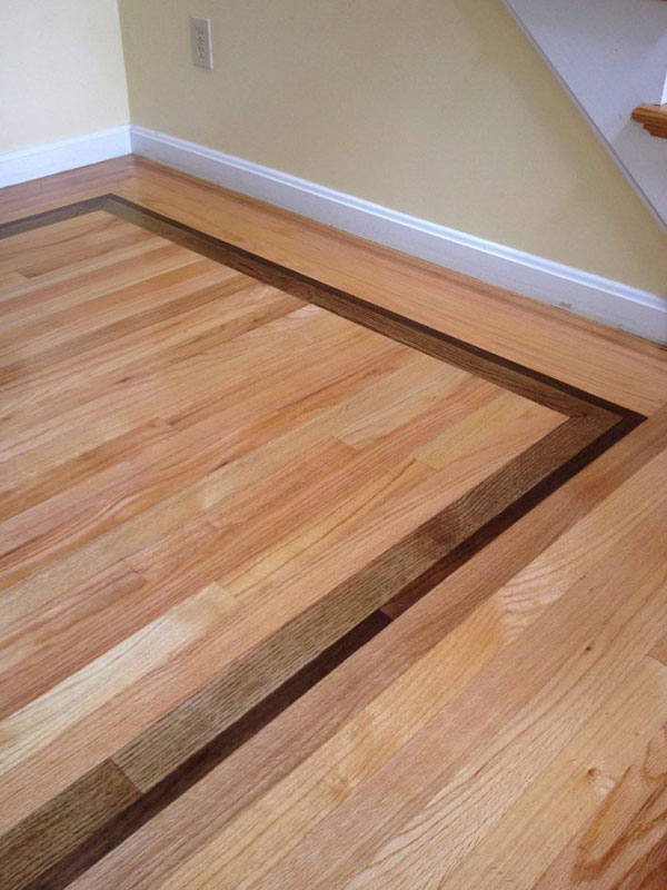 Custom Wood Flooring Border Ace, Hardwood Floor Borders