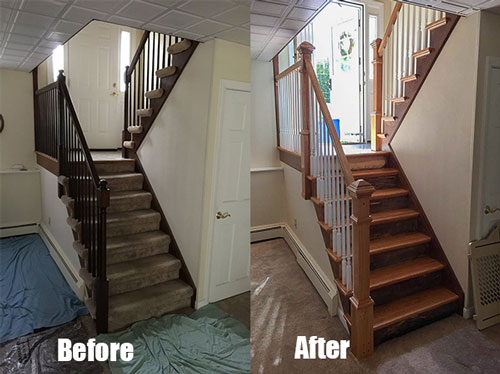 Sanding And Refinishing Wood Staircases, Refinishing Hardwood Floors Stairs