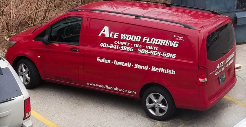 ace wood flooring van for estimates